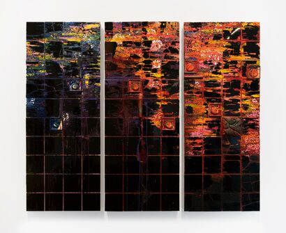 Nothing really happened like I thought it would (tryptich) - a Paintings Artwork by Luca Longhi